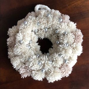 13” Anthropologie inspired pompon wreath